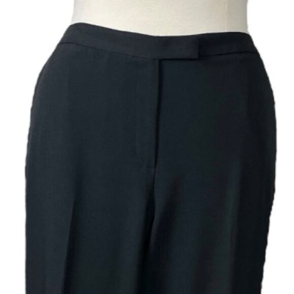 Kasper Women’s 2 Piece Pant Suit 1 Button Classic Notch Lapel Black Plus Size 16 - Picture 10 of 13